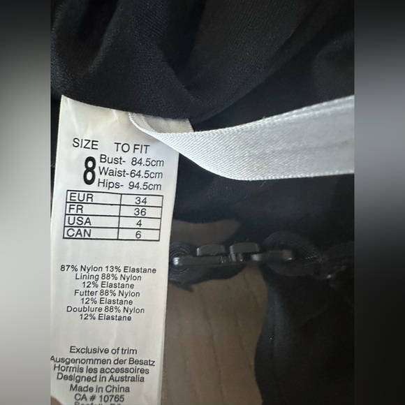 SEAFOLLY - womans black one piece swimsuit - Picture 4 of 6